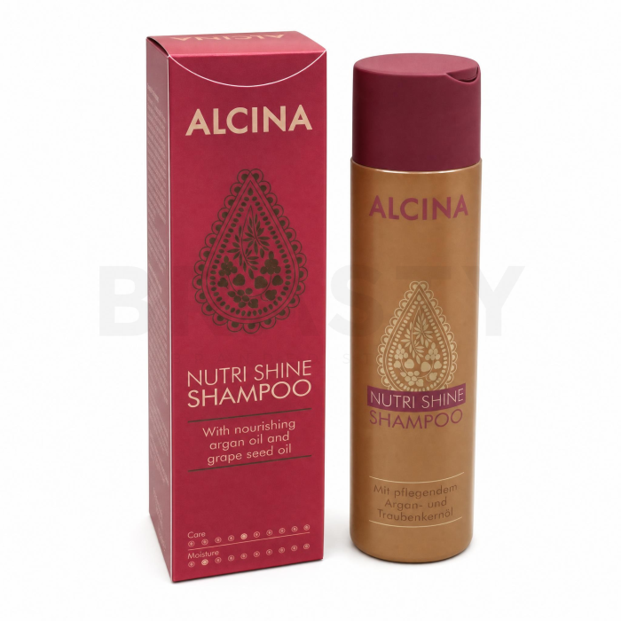 Alcina Nutri Shine Shampoo Pflegeshampoo für Feinheit und Glanz des Haars 250 ml