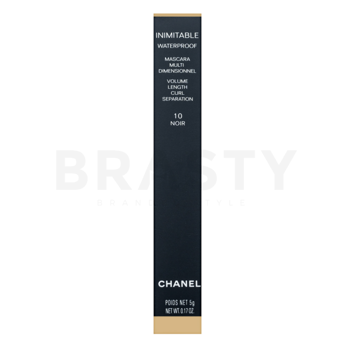 Chanel Inimitable Waterproof Mascara mascara om de wimpers te verlengen en te krullen 10 Noir 5 g