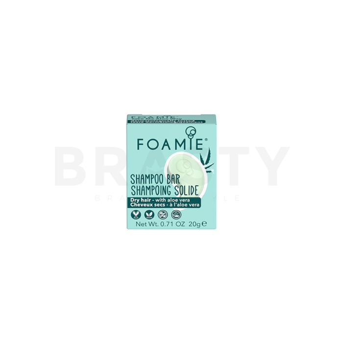 Foamie Shampoo Bar Shampoo solido per capelli secchi Aloe Vera 20 g