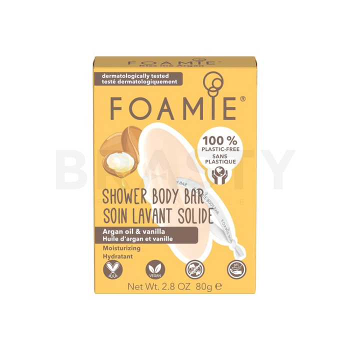 Foamie Gel de ducha sólido Shower Body Bar Argan Oil & Vanilla 80 g