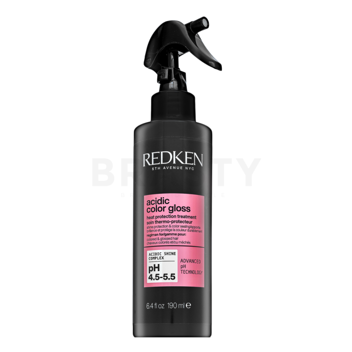 Redken Acidic Color Gloss Heat Protection Treatment spray protector pentru modelarea termică a părului 190 ml
