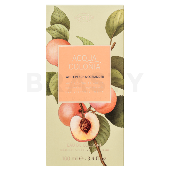 4711 Acqua Colonia White Peach & Coriander Eau de Cologne uniszex 100 ml