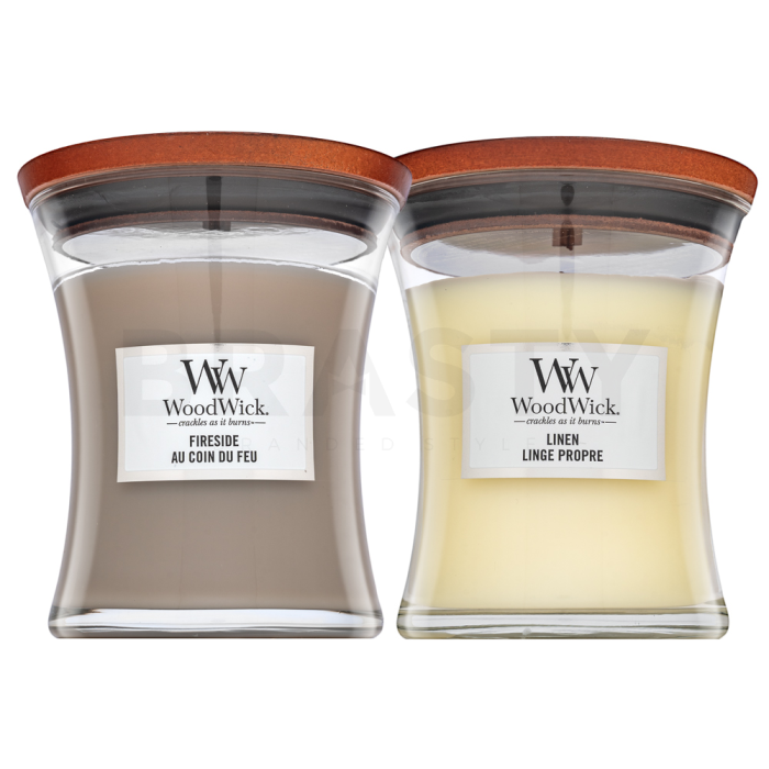 Woodwick Fireside & Linen 2 x 275 g
