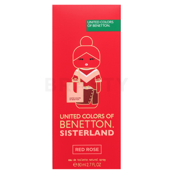 Benetton Sisterland Red Rose Eau de Toilette für Damen 80 ml