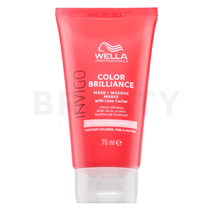 Wella Professionals Invigo Color Brilliance Vibrant Color Mask maska pro barvené a melírované vlasy Fine/Medium 75 ml