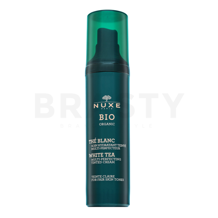 Nuxe Bio Organic White Tea tonizirajoča in vlažilna emulzija Multi-Perfecting Tinted Cream 50 ml