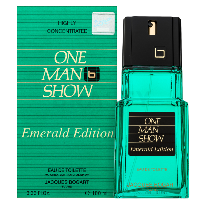Jacques Bogart One Man Show Emerald Edition Eau de Toilette für Herren Extra Offer 3 100 ml