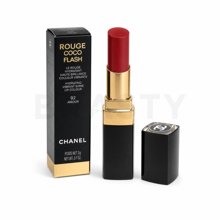 Chanel Rouge Coco Flash barra de labios de larga duración 92 Amour 3 g