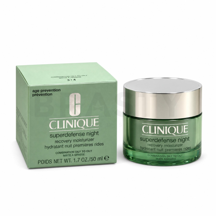 Clinique Superdefense Night nočna krema Recovery Moisturizer Combination-Oily To Oily 50 ml
