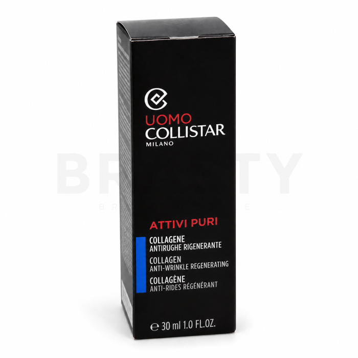 Collistar Uomo Revitaliserende Gezichtsemulsie Attivi Puri Collagen Anti-Wrinkle Regenerating 30 ml