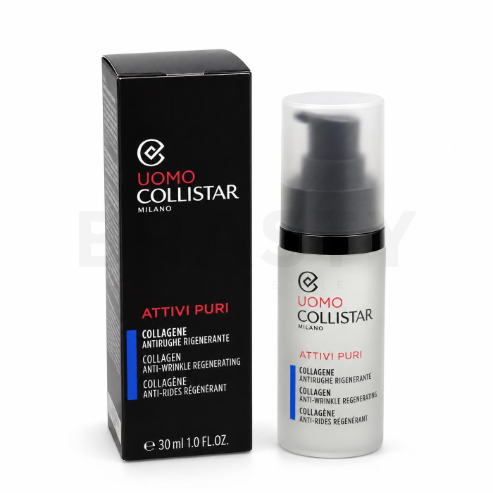 Collistar Uomo Revitaliserende Gezichtsemulsie Attivi Puri Collagen Anti-Wrinkle Regenerating 30 ml
