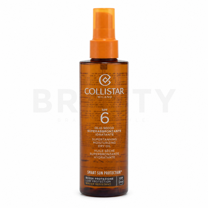 Collistar opalovací olej na obličej a tělo Supertanning Moisturizing Dry Oil SPF 6 200 ml