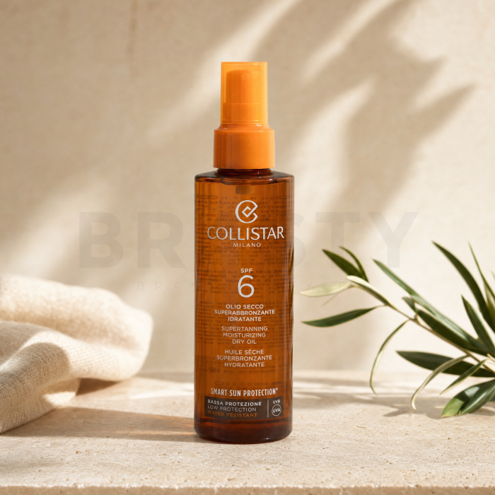 Collistar opalovací olej na obličej a tělo Supertanning Moisturizing Dry Oil SPF 6 200 ml