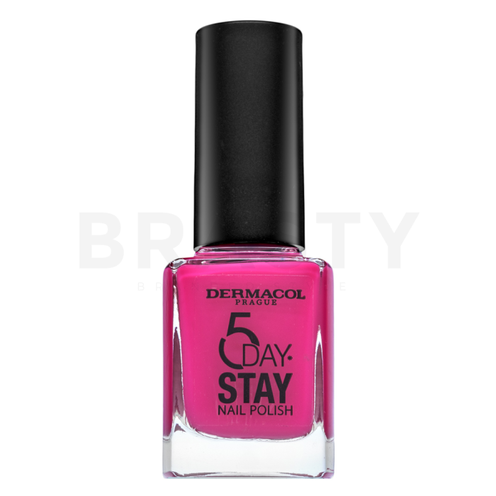 Dermacol 5 Day Stay Nail Polish lac de unghii 17 Pink Affair 11 ml