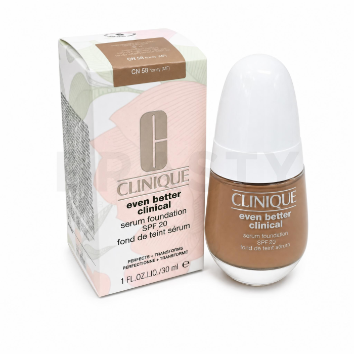 Clinique Even Better Clinical Serum Foundation SPF20 podkład w płynie z ujednolicającą i rozjaśniającą skórę formułą 58 Honey 30 ml