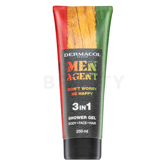 Dermacol Men Agent gel doccia Don't Worry Be Happy 3in1 Shower Gel 250 ml