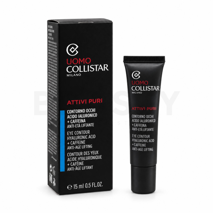 Collistar Attivi Puri lifting krema za učvrstitev Eye Contour Hyaluronic Acid + Caffeine 15 ml