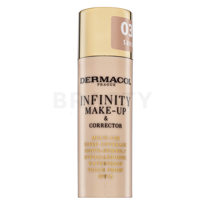 Dermacol Infinity Make-Up & Corrector Make-up en Concealer 03 Sand 20 g