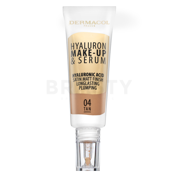 Dermacol Hyaluron Make-up & Serum make-up met Hyaluronzuur 04 Tan 25 g