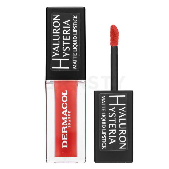 Dermacol Hyaluron Hysteria Matte Liquid Lipstick tekutá rtěnka s matujícím účinkem No.12 4,5 ml