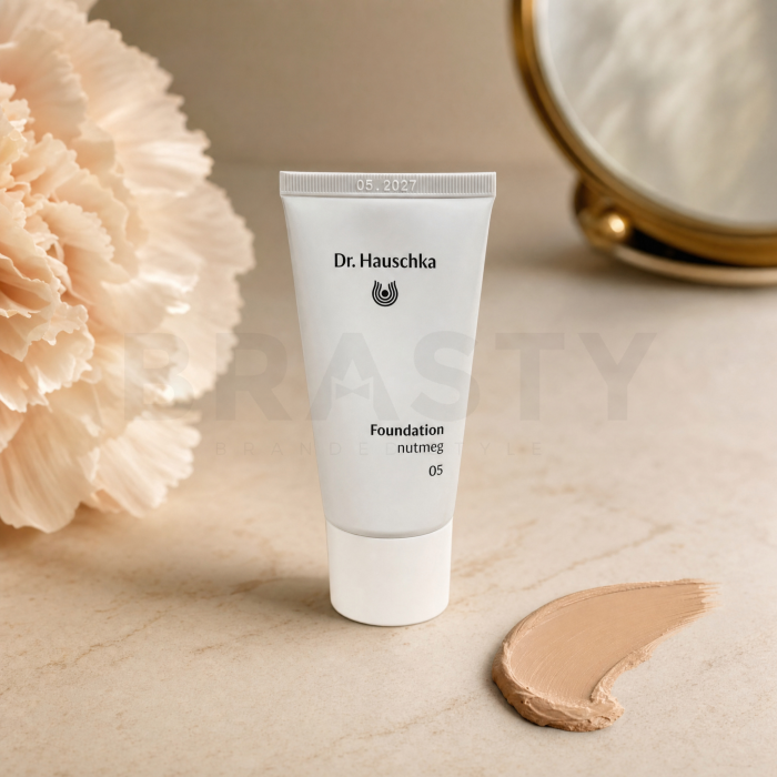 Dr. Hauschka Foundation течен фон дьо тен за изравняване тена на кожата 05 Nutmeg 30 ml