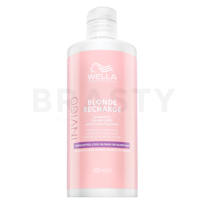 Wella Professionals Invigo Blonde Recharge Shampoo shampoo anti-vergeeltint 500 ml