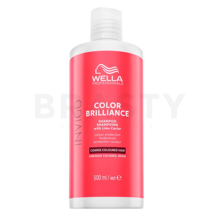 Wella Professionals Invigo Color Brilliance Coarse Shampoo beschermingsshampoo voor gekleurd haar 500 ml