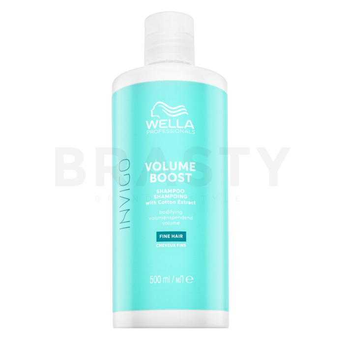 Wella Professionals Invigo Volume Boost Shampoo with Cotton Extract shampoo voor volume voor futloos, fijn haar 500 ml