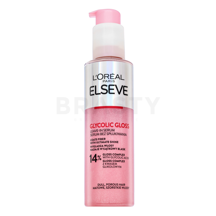 L´Oréal Paris Elseve Glycolic Gloss Leave-In Serum verzorging zonder spoelen voor zacht en glanzend haar 150 ml
