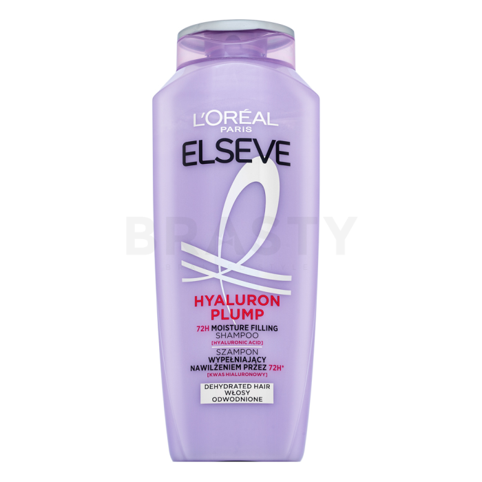 L´Oréal Paris Elseve Hyaluron Plump 72H Hydrating Shampoo Stärkungsshampoo mit Hyaluronsäure 400 ml