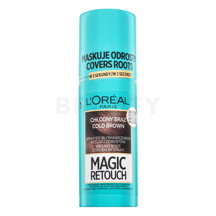 L´Oréal Paris Magic Retouch Spray haarkleur corrector voor geverfd haar Cold Brown 75 ml
