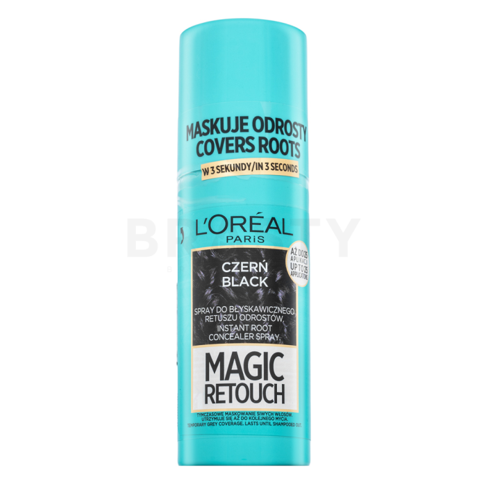 L´Oréal Paris Magic Retouch Spray haarkleur corrector voor geverfd haar Black 75 ml