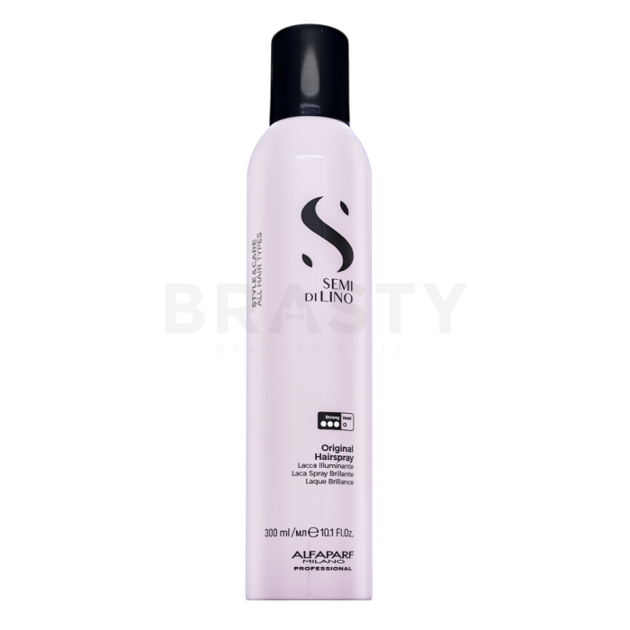 Alfaparf Milano Semi Di Lino Style & Care Original Hairspray Laca para el cabello Fijación fuerte 300 ml