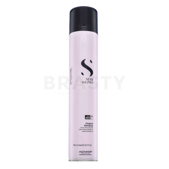 Alfaparf Milano Semi Di Lino Style & Care Original Hairspray Laca para el cabello Fijación fuerte 500 ml