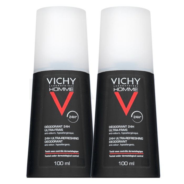 Vichy Homme dezodorant 24H Ultra-Refreshing Deodorant 2 x 100 ml
