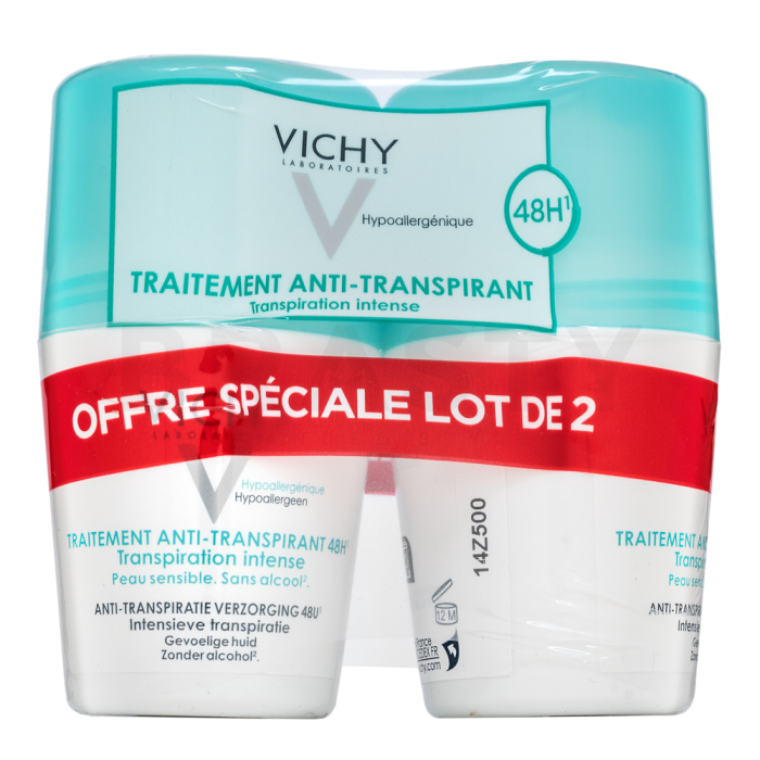 Vichy roll-on 48H Intensive Anti-Transpirant Deodorant Roll-on 2 x 50 ml