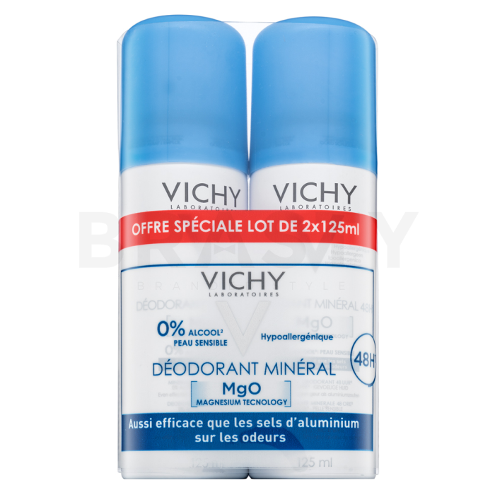 Vichy dezodorant 48H Mineral Deodorant 2 x 125 ml