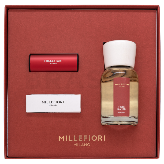 Millefiori Milano Fragrance Diffuser and Car Air Freshener Miele Bianco 100 ml