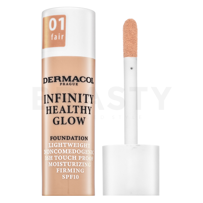 Dermacol Infinity Healthy Glow Foundation make-up voor Stralende Huid 01 Fair 20 g