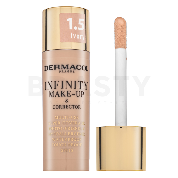 Dermacol Infinity Make-Up & Corrector Make-up en Concealer 1.5 Ivory 20 g