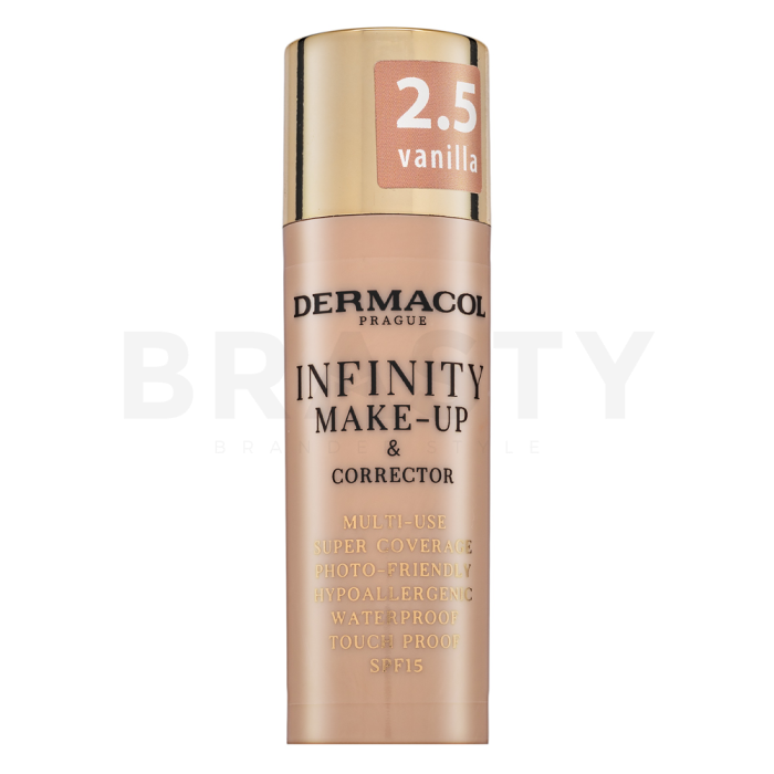 Dermacol Infinity Make-Up & Corrector Make-up en Concealer 2.5 Vanilla 20 g