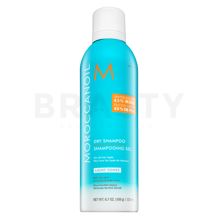 Moroccanoil Dry Shampoo Light Tones suchy szampon do jasnych włosów 323 ml