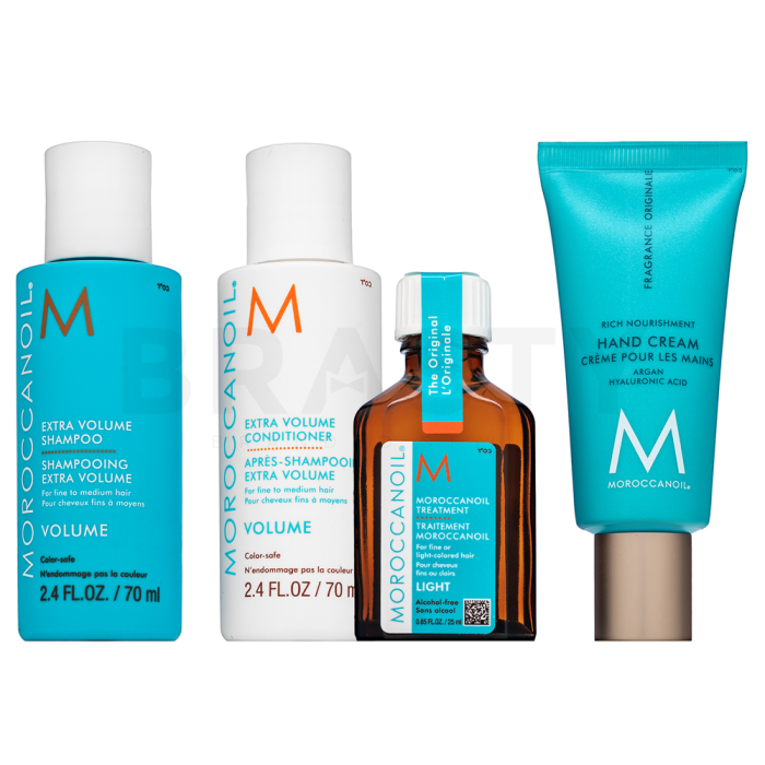 Moroccanoil Travel Volume Set nastavite za prostornino 70 ml + 70 ml + 40 ml + 25 ml