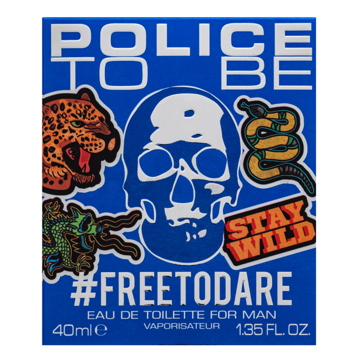 Police Police To Be Free to dare Eau de Toilette férfiaknak Extra Offer 2 40 ml