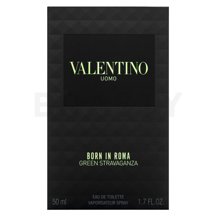 Valentino Uomo Born In Roma Green Stravaganza toaletní voda pro muže Extra Offer 2 50 ml