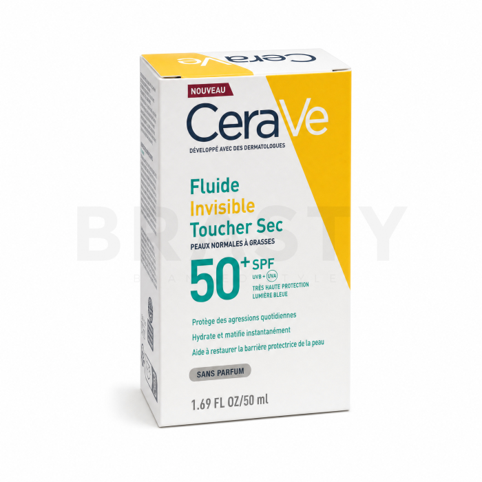CeraVe Solar fluid cu protectie solara Fluid for Dry Skin SPF 50+ 50 ml