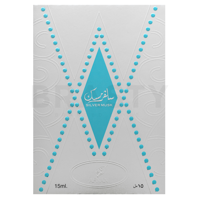 Afnan Silver Musk Ulei parfumat unisex Extra Offer 4 15 ml
