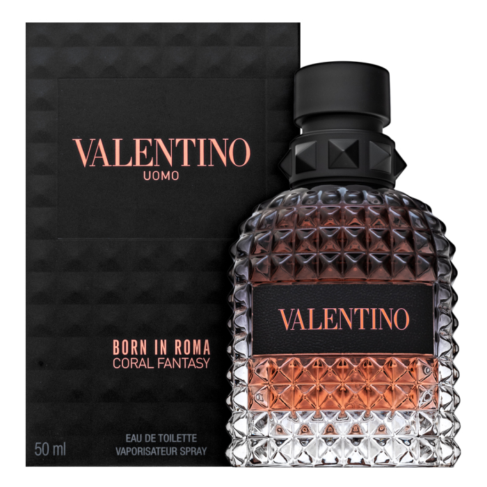 Valentino Uomo Born in Roma Coral Fantasy Eau de Toilette férfiaknak Extra Offer 4 50 ml
