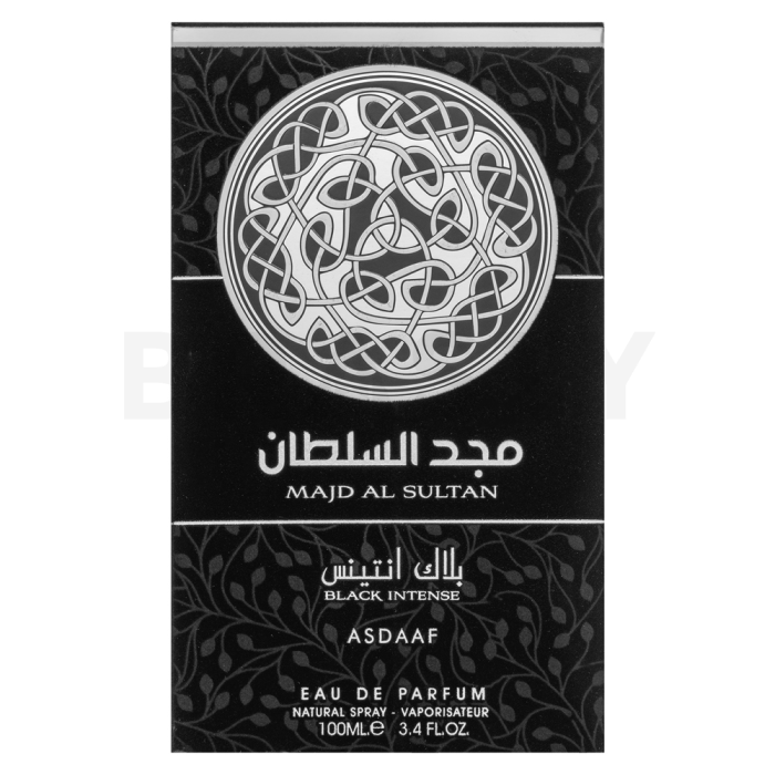Asdaaf Majd Al Sultan Black Intense Eau de Parfum unisex Extra Offer 2 100 ml