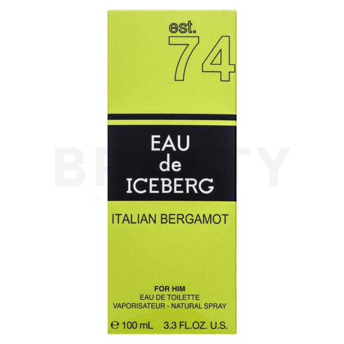Iceberg Eau de Iceberg Italian Bergamot Toaletna voda za moške 100 ml